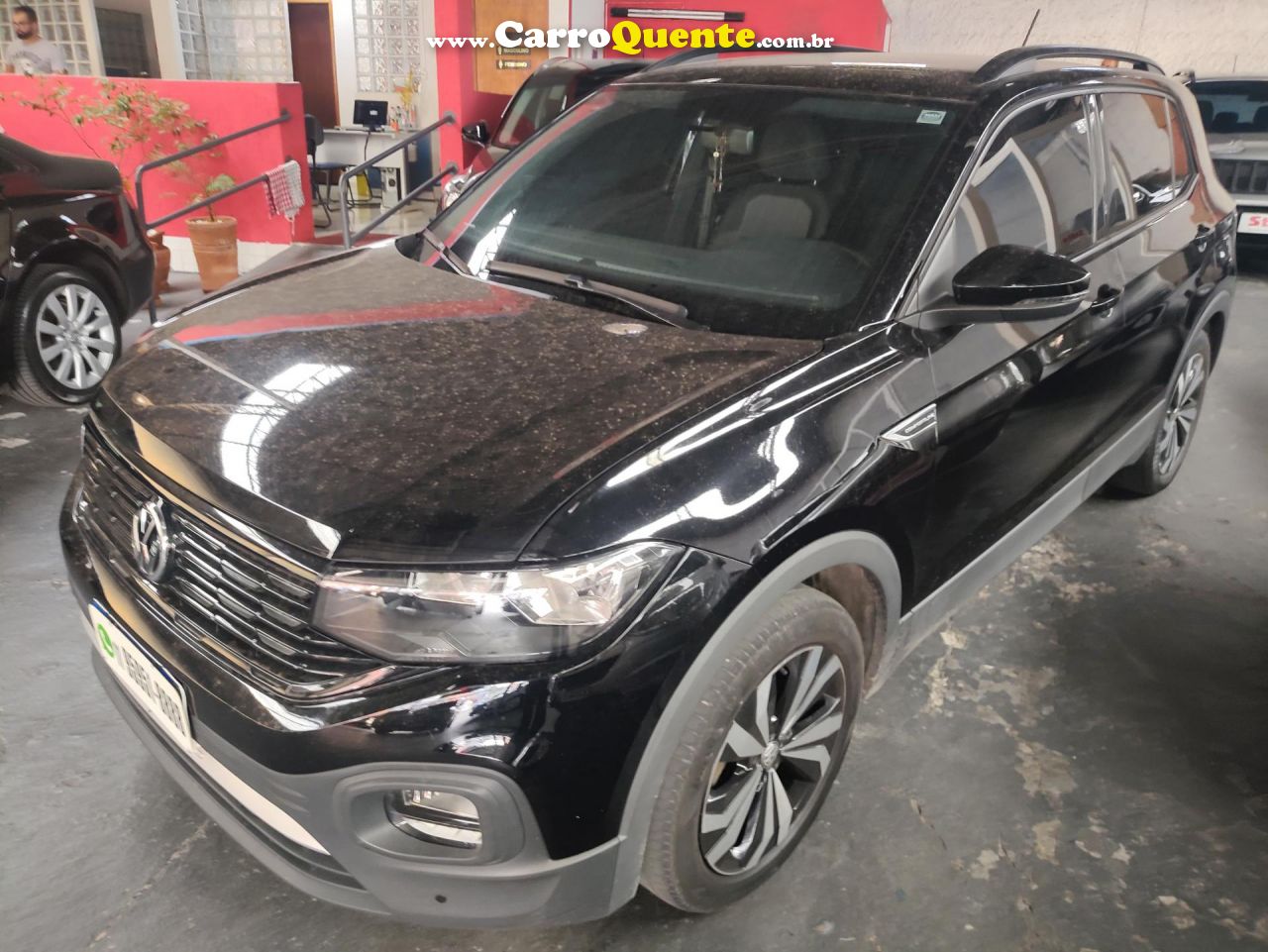 VOLKSWAGEN   T-CROSS COMFOR. 200 TSI 1.0 FLEX 5P AUT.   PRETO 2021 1.0 FLEX - Loja