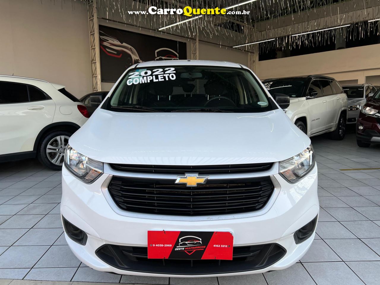 CHEVROLET   SPIN LS 1.8 8V ECONO.FLEX 5P MEC.   BRANCO 2022 1.8 FLEX - Loja