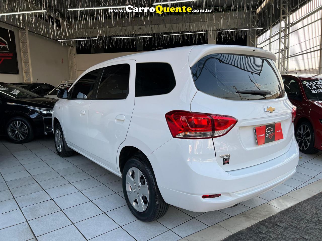 CHEVROLET   SPIN LS 1.8 8V ECONO.FLEX 5P MEC.   BRANCO 2022 1.8 FLEX - Loja