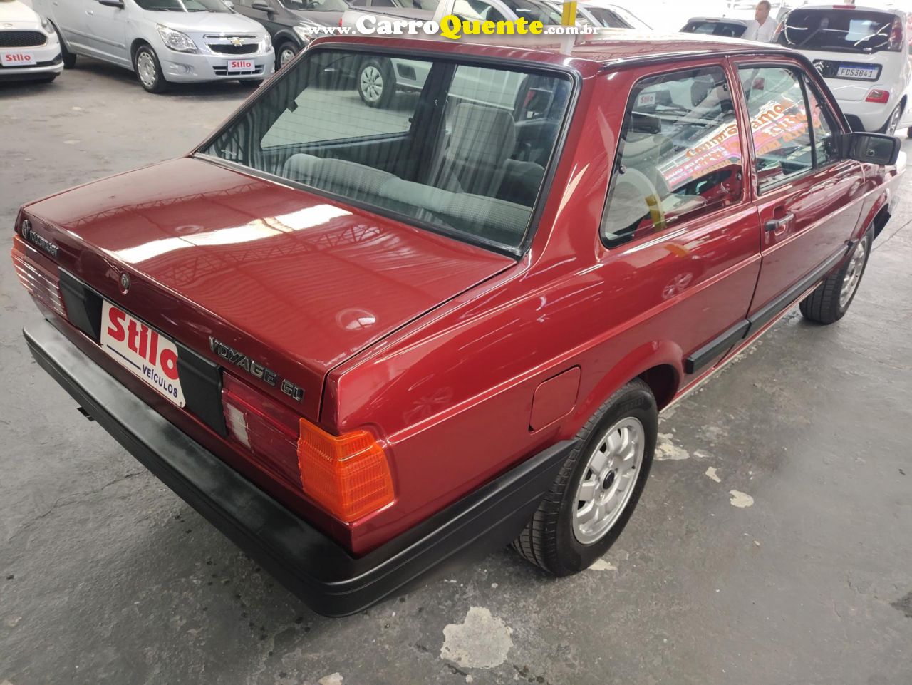 VOLKSWAGEN   VOYAGE GL SPECIAL 1.6 1.8   VERMELHO 1989 1.6 GASOLINA - Loja