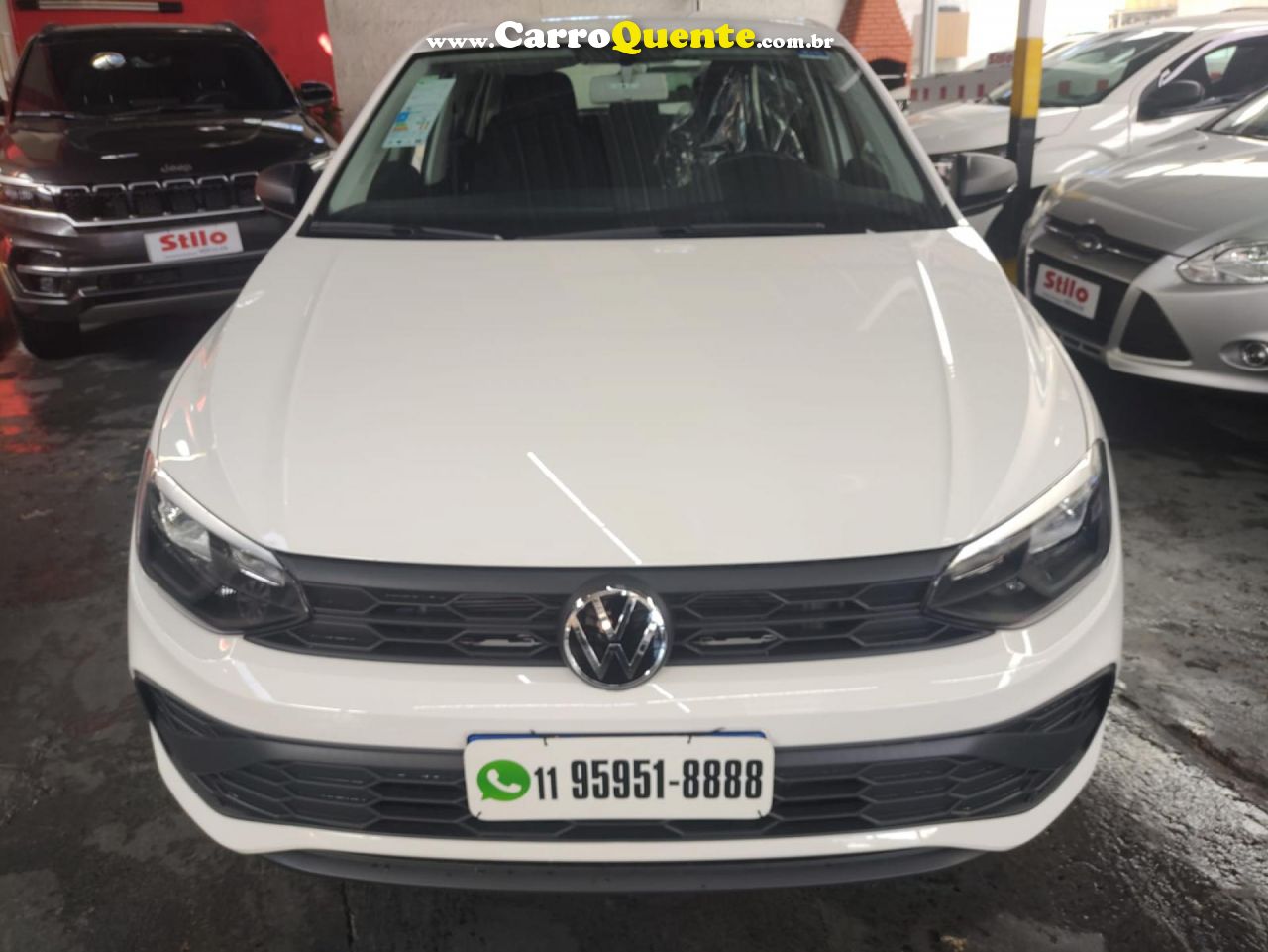 VOLKSWAGEN   POLO TRACK 1.0 FLEX 12V 5P   BRANCO 2025 1.0 FLEX - Loja