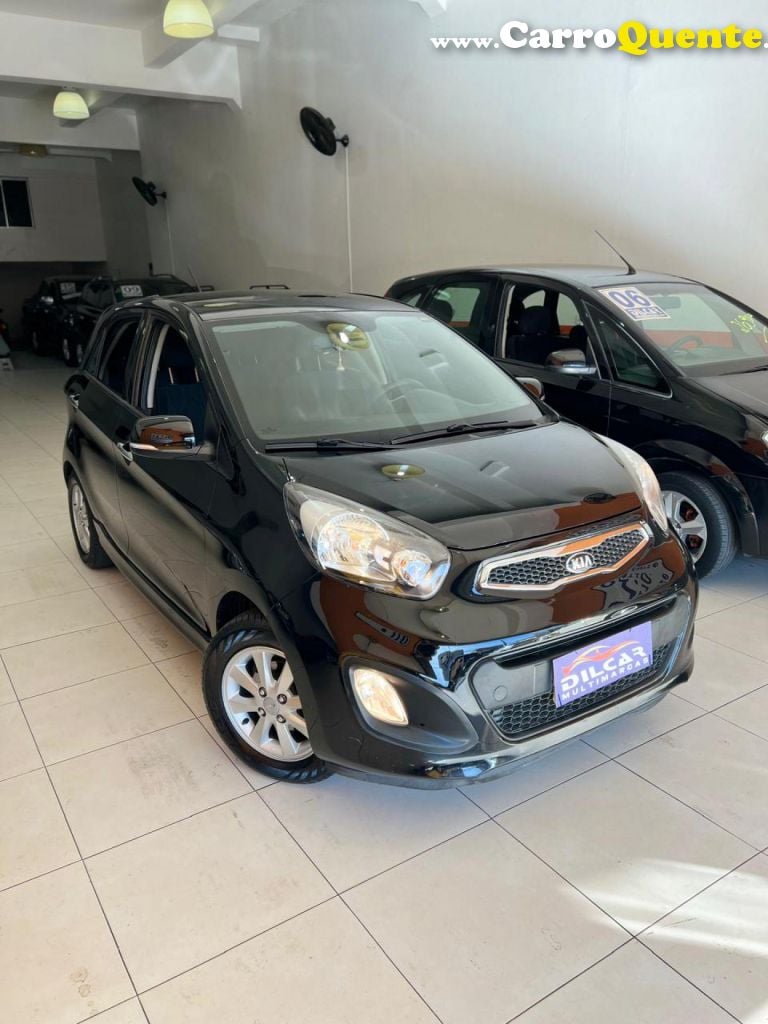 KIA   PICANTO EX 1.11.0 1.0 FLEX MEC.   PRETO 2014 1.0 FLEX - Loja