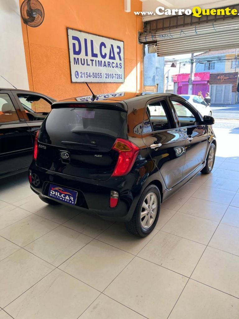 KIA   PICANTO EX 1.11.0 1.0 FLEX MEC.   PRETO 2014 1.0 FLEX - Loja