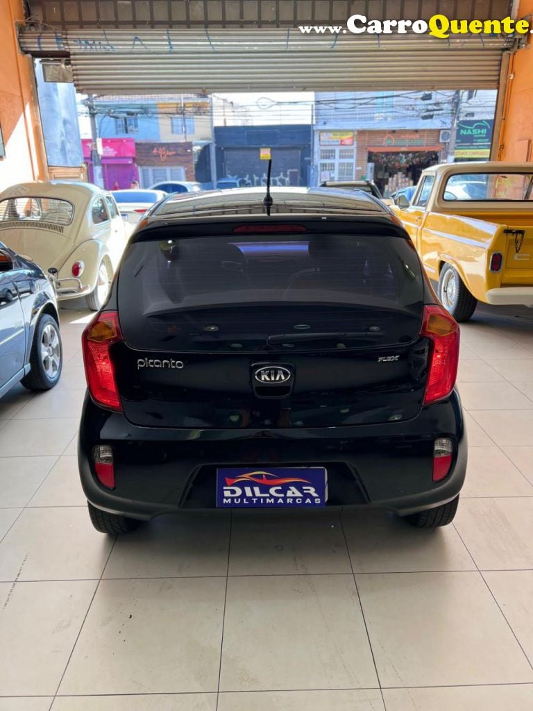 KIA   PICANTO EX 1.11.0 1.0 FLEX MEC.   PRETO 2014 1.0 FLEX - Loja