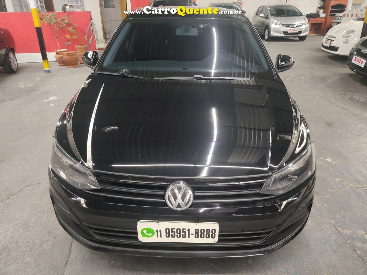 VOLKSWAGEN   POLO 1.0 FLEX 12V 5P   PRETO 2018 1.0 FLEX - Loja