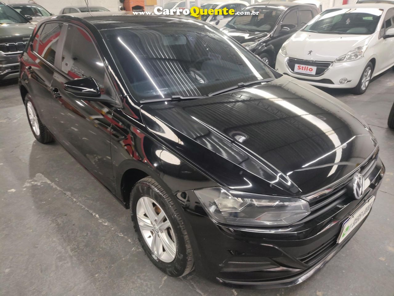 VOLKSWAGEN   POLO 1.0 FLEX 12V 5P   PRETO 2018 1.0 FLEX - Loja