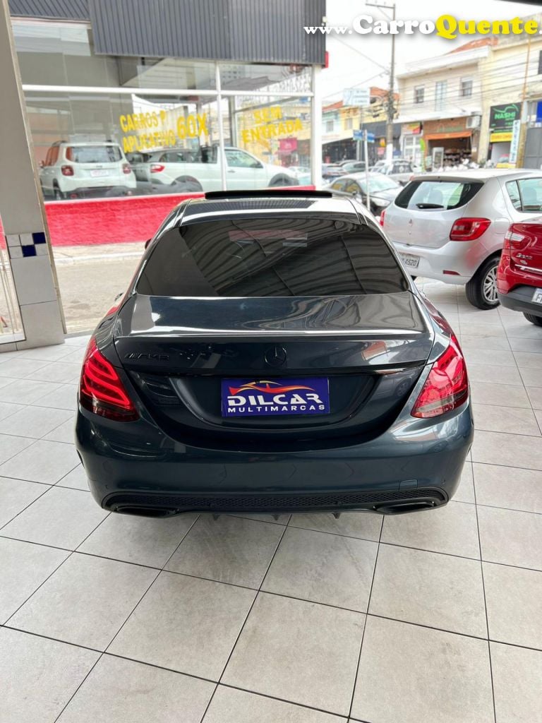 MERCEDES-BENZ   C-250 SPORT 2.0 16V 211CV AUT.   CINZA 2015 2.0 GASOLINA - Loja