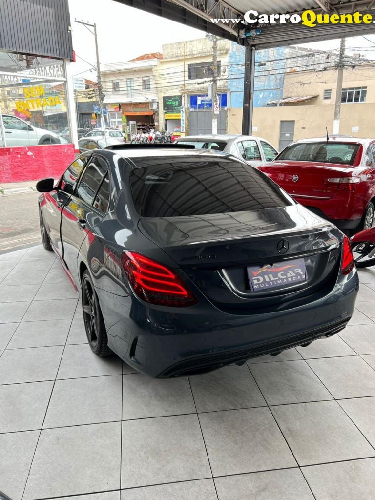 MERCEDES-BENZ   C-250 SPORT 2.0 16V 211CV AUT.   CINZA 2015 2.0 GASOLINA - Loja