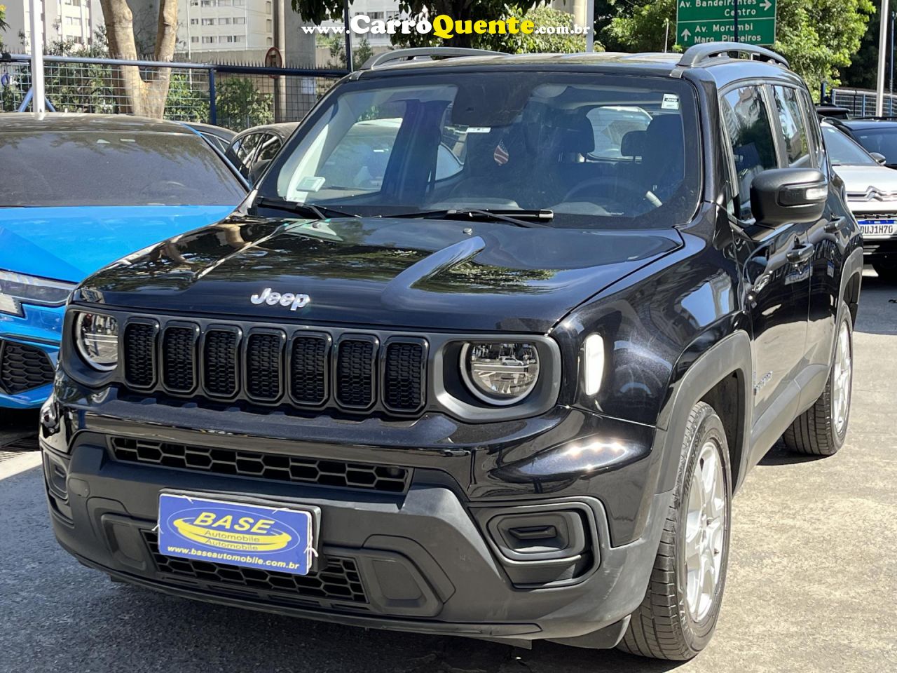 JEEP   RENEGADE SPORT T270 1.3 TB 4X2 FLEX AUT.   PRETO 2022 1.3 T FLEX - Loja