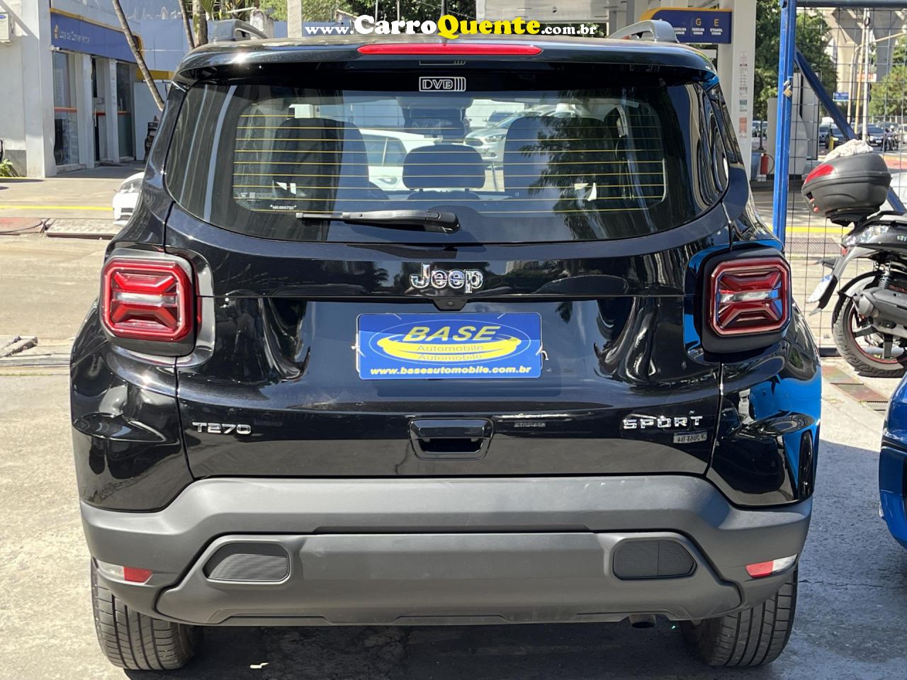 JEEP   RENEGADE SPORT T270 1.3 TB 4X2 FLEX AUT.   PRETO 2022 1.3 T FLEX - Loja