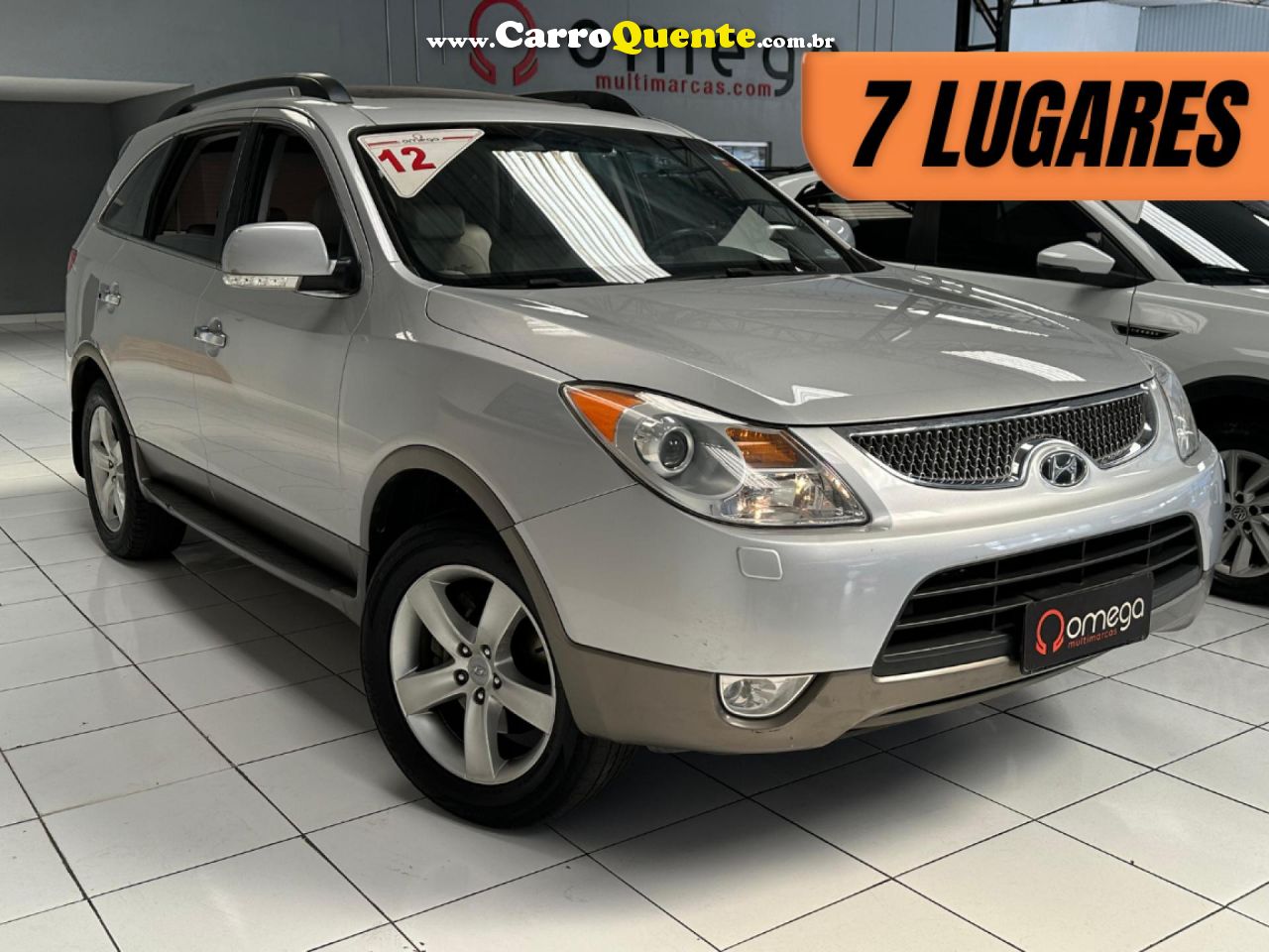 HYUNDAI   VERACRUZ GLS 3.8 4WD AUT.   PRATA 2012 3.8 GASOLINA - Loja