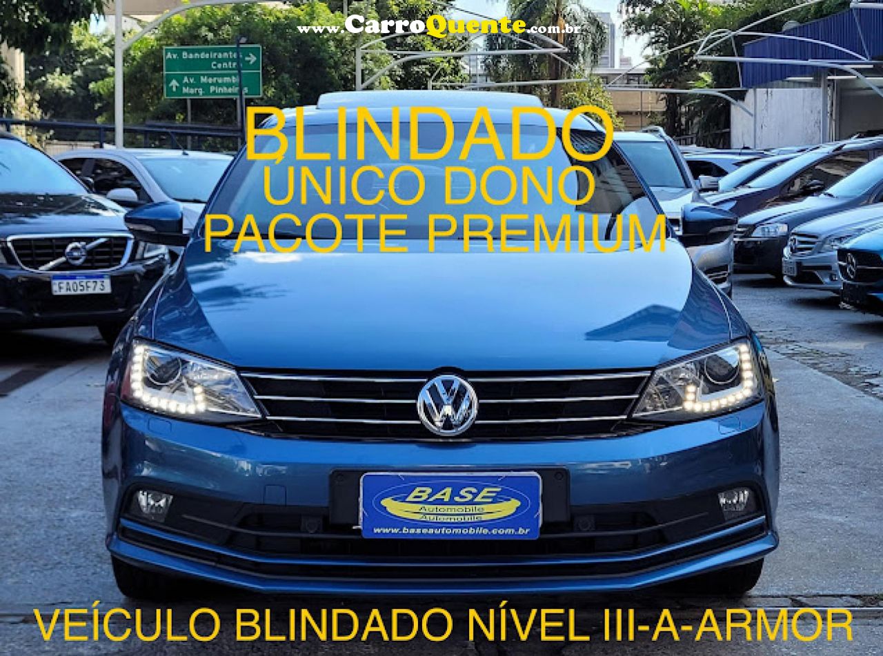 VOLKSWAGEN   JETTA HIGHLINE 2.0 TSI 16V 4P TIPTRONIC   AZUL 2017 2.0 GASOLINA - Loja