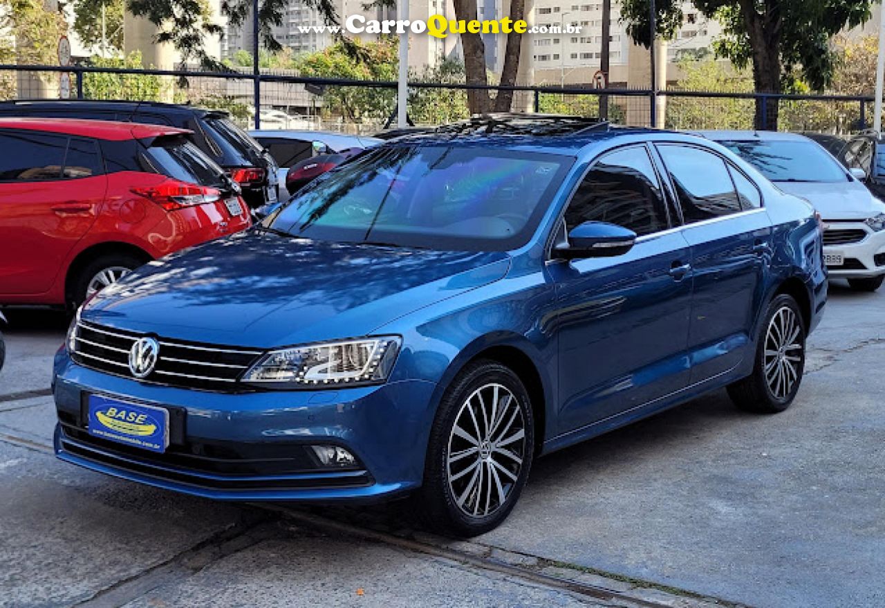 VOLKSWAGEN   JETTA HIGHLINE 2.0 TSI 16V 4P TIPTRONIC   AZUL 2017 2.0 GASOLINA - Loja