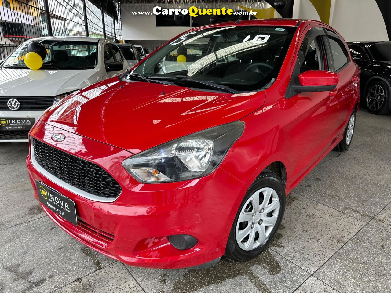 FORD   KA 1.0 SESE PLUS TIVCT FLEX 5P   VERMELHO 2015 1.0 FLEX - Loja