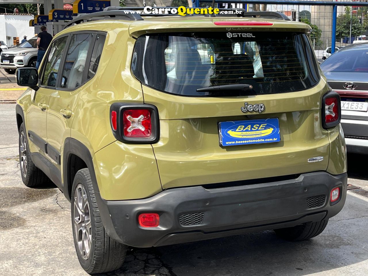 JEEP   RENEGADE LONGITUDE 1.8 4X2 FLEX 16V AUT.   VERDE 2016 1.8 FLEX - Loja