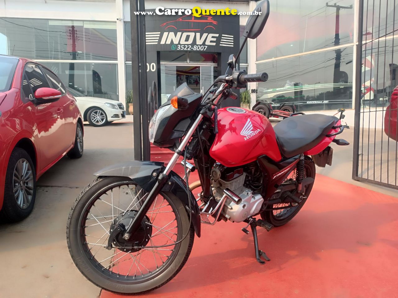 HONDA   CG 125 FAN  FAN KS  125 I FAN   VERMELHO 2017 125 GASOLINA - Loja