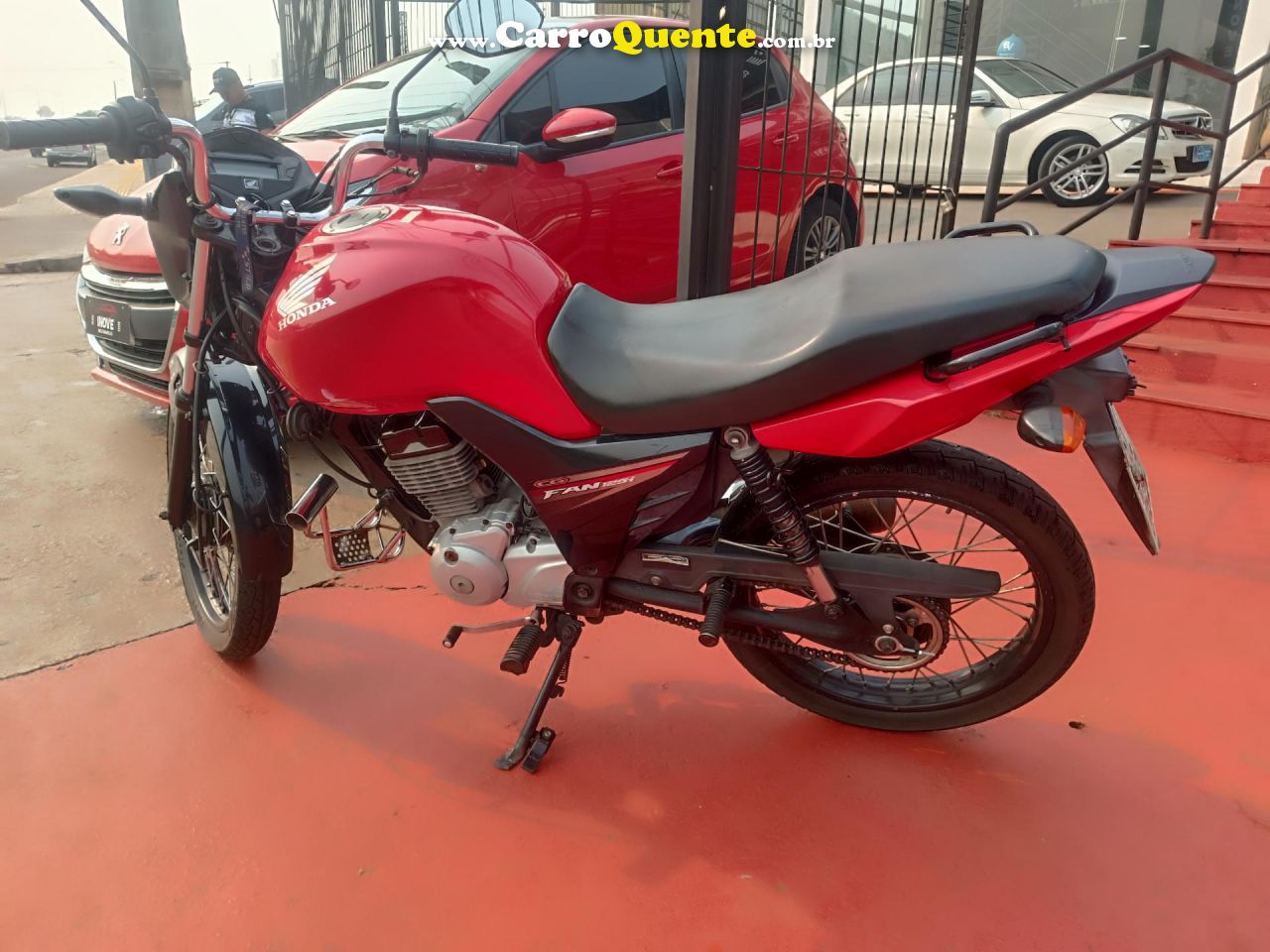 HONDA   CG 125 FAN  FAN KS  125 I FAN   VERMELHO 2017 125 GASOLINA - Loja