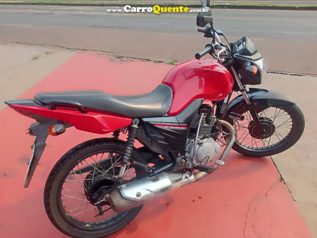 HONDA   CG 125 FAN  FAN KS  125 I FAN   VERMELHO 2017 125 GASOLINA - Loja