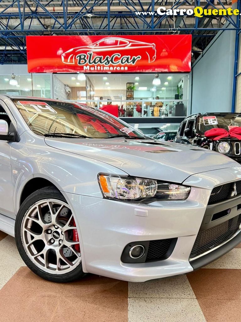 MITSUBISHI   LANCER EVOLUTION X 2.0 16V 295CV TB INT.   PRATA 2014 2.0 GASOLINA - Loja