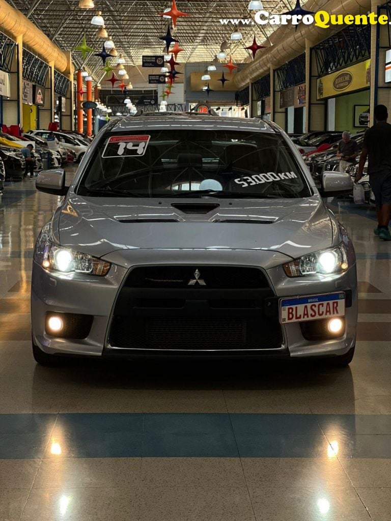 MITSUBISHI   LANCER EVOLUTION X 2.0 16V 295CV TB INT.   PRATA 2014 2.0 GASOLINA - Loja