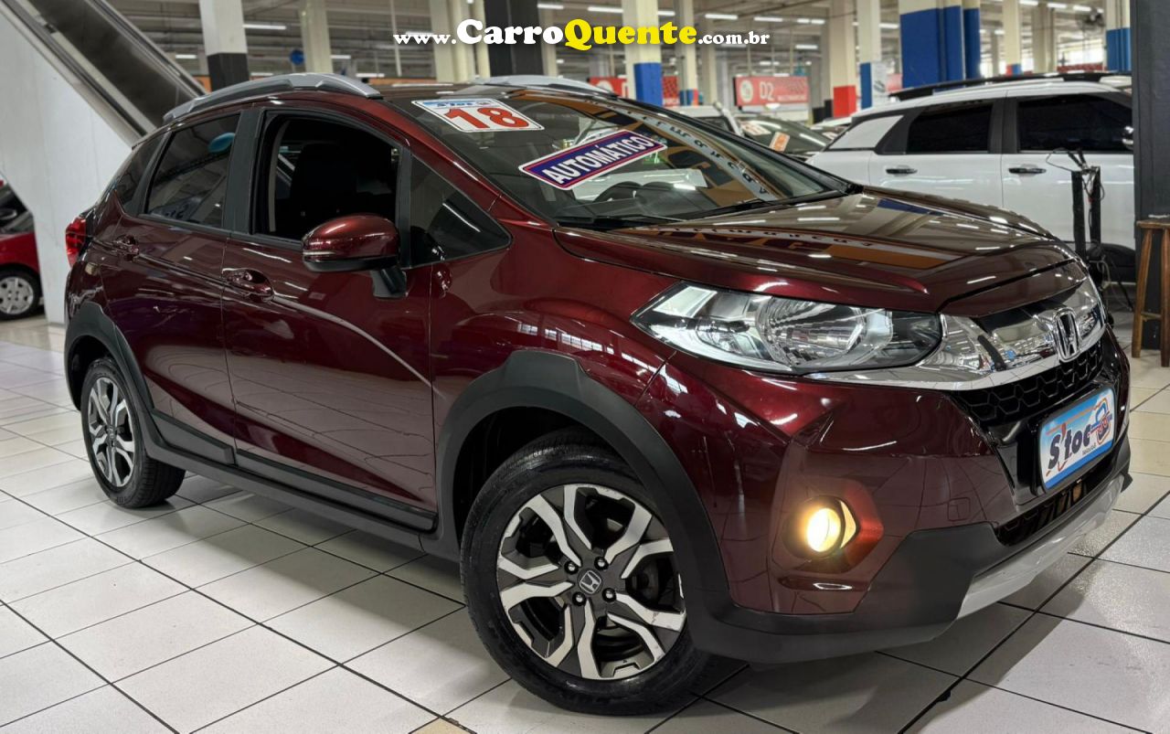 HONDA   WR-V EX 1.5 FLEXONE 16V 5P AUT.   VERMELHO 2018 1.5 FLEX - Loja