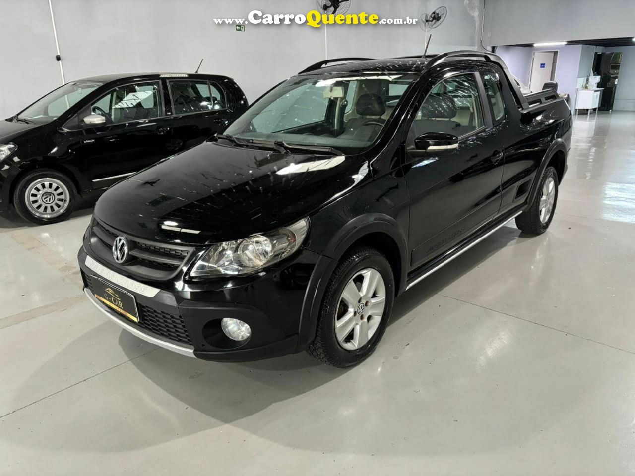 VOLKSWAGEN   SAVEIRO CROSS 1.6 MI TOTAL FLEX 8V CE   PRETO 2011 1.6 FLEX - Loja