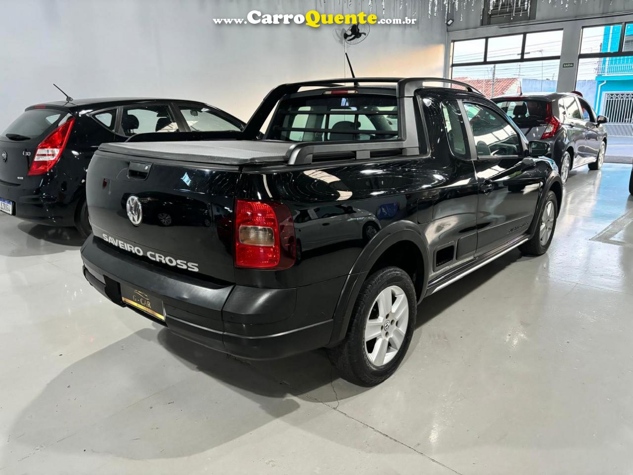 VOLKSWAGEN   SAVEIRO CROSS 1.6 MI TOTAL FLEX 8V CE   PRETO 2011 1.6 FLEX - Loja