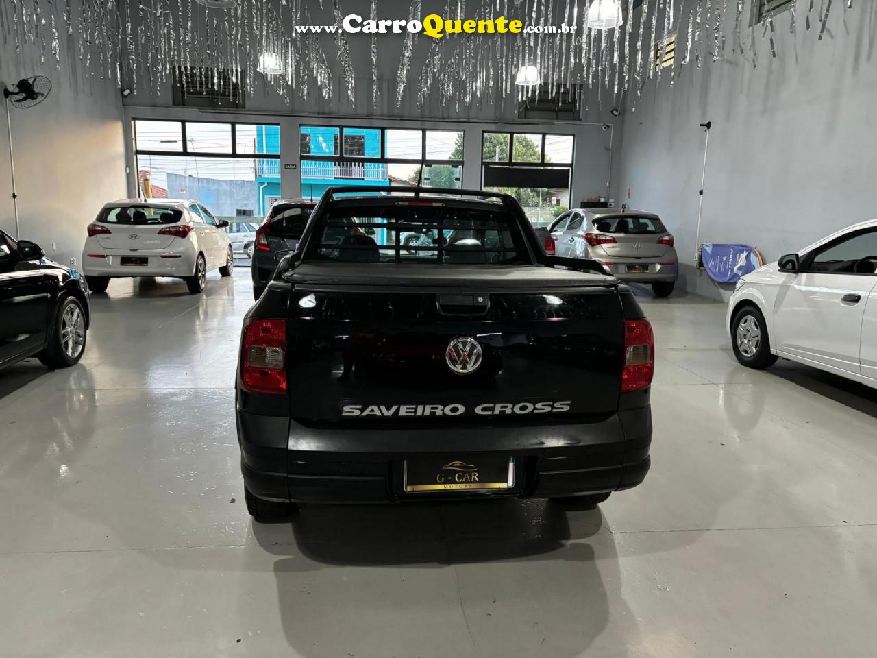 VOLKSWAGEN   SAVEIRO CROSS 1.6 MI TOTAL FLEX 8V CE   PRETO 2011 1.6 FLEX - Loja