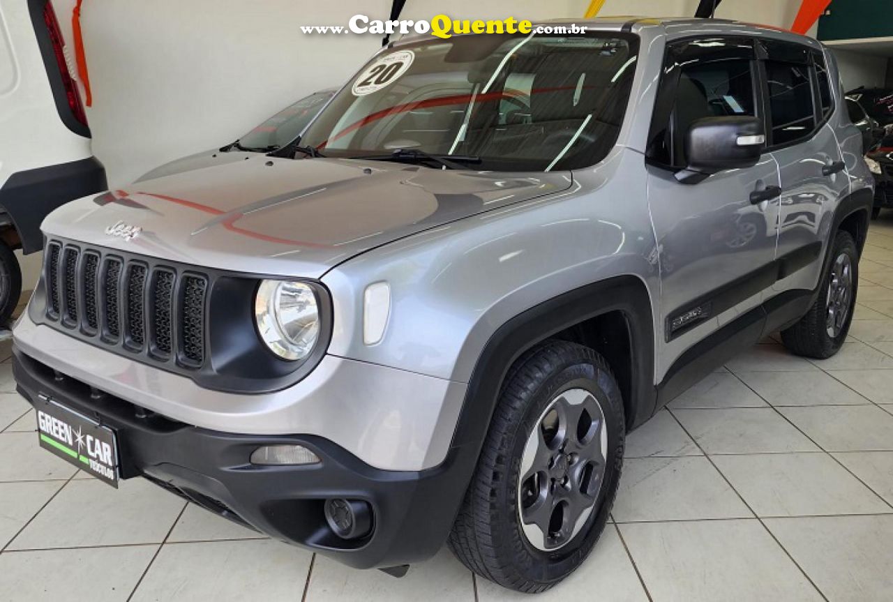 JEEP   RENEGADE1.8 4X2 FLEX 16V AUT.   PRATA 2020 1.8 FLEX - Loja