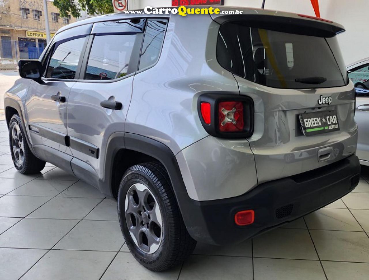 JEEP   RENEGADE1.8 4X2 FLEX 16V AUT.   PRATA 2020 1.8 FLEX - Loja