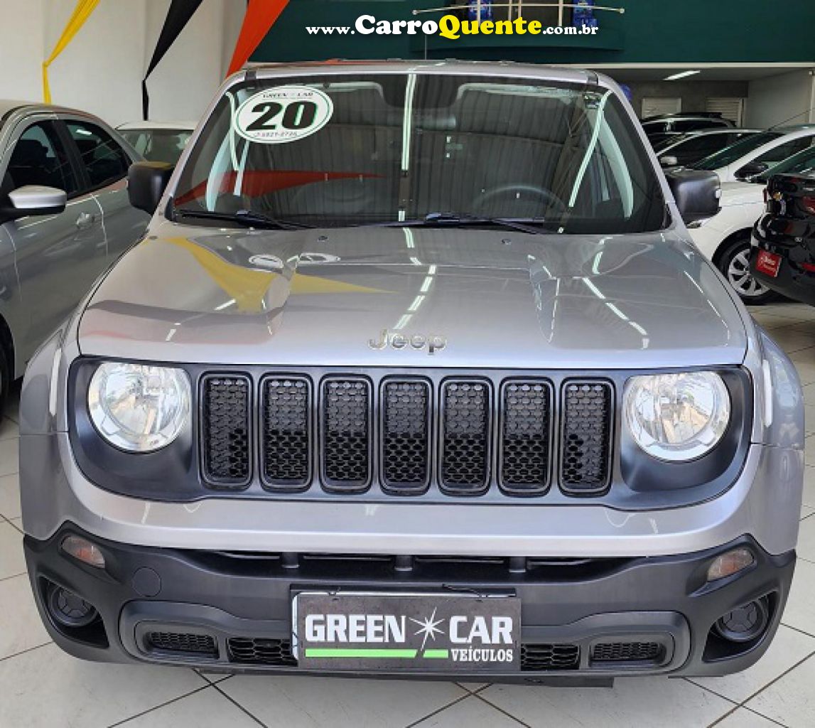 JEEP   RENEGADE1.8 4X2 FLEX 16V AUT.   PRATA 2020 1.8 FLEX - Loja