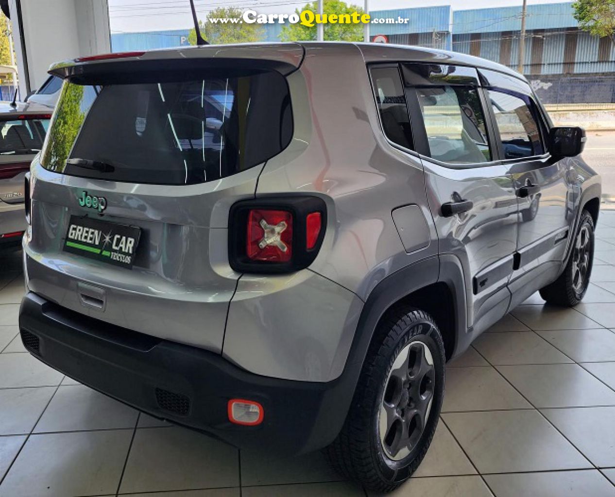 JEEP   RENEGADE1.8 4X2 FLEX 16V AUT.   PRATA 2020 1.8 FLEX - Loja