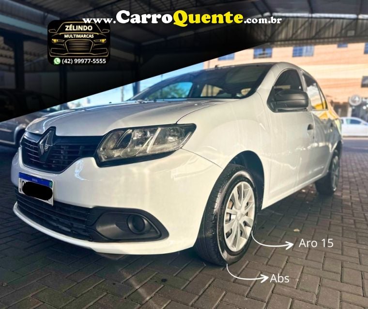 Renault LOGAN 1.0 12V SCE FLEX AUTHENTIQUE MANUAL - Loja