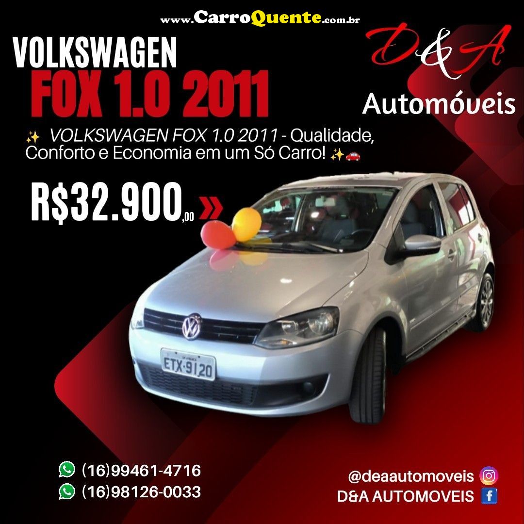 VOLKSWAGEN FOX 1.0 MI TREND 8V 2011 - Loja