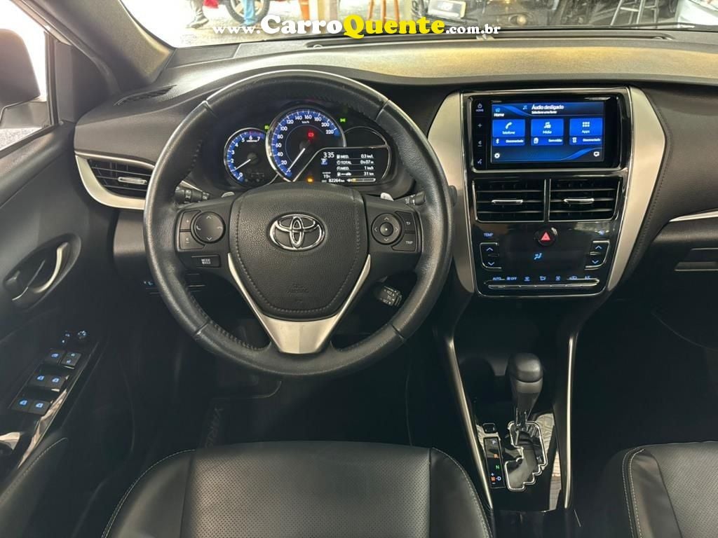 Toyota Yaris 1.5 X Way 16v Flex Multidrive C/ Multimídia Só 82.200 Km - Loja