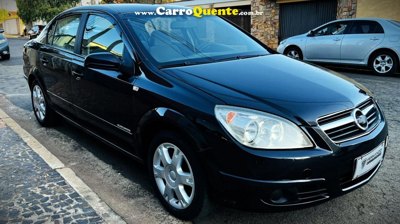 CHEVROLET   VECTRA ELEGAN. 2.0 MPFI 8V FLEXPOWER MEC   PRETO 2008 2.0 FLEX - Loja