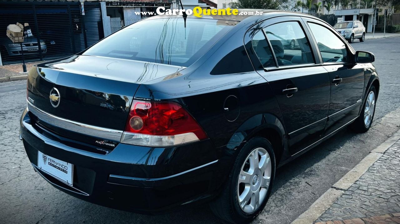 CHEVROLET   VECTRA ELEGAN. 2.0 MPFI 8V FLEXPOWER MEC   PRETO 2008 2.0 FLEX - Loja