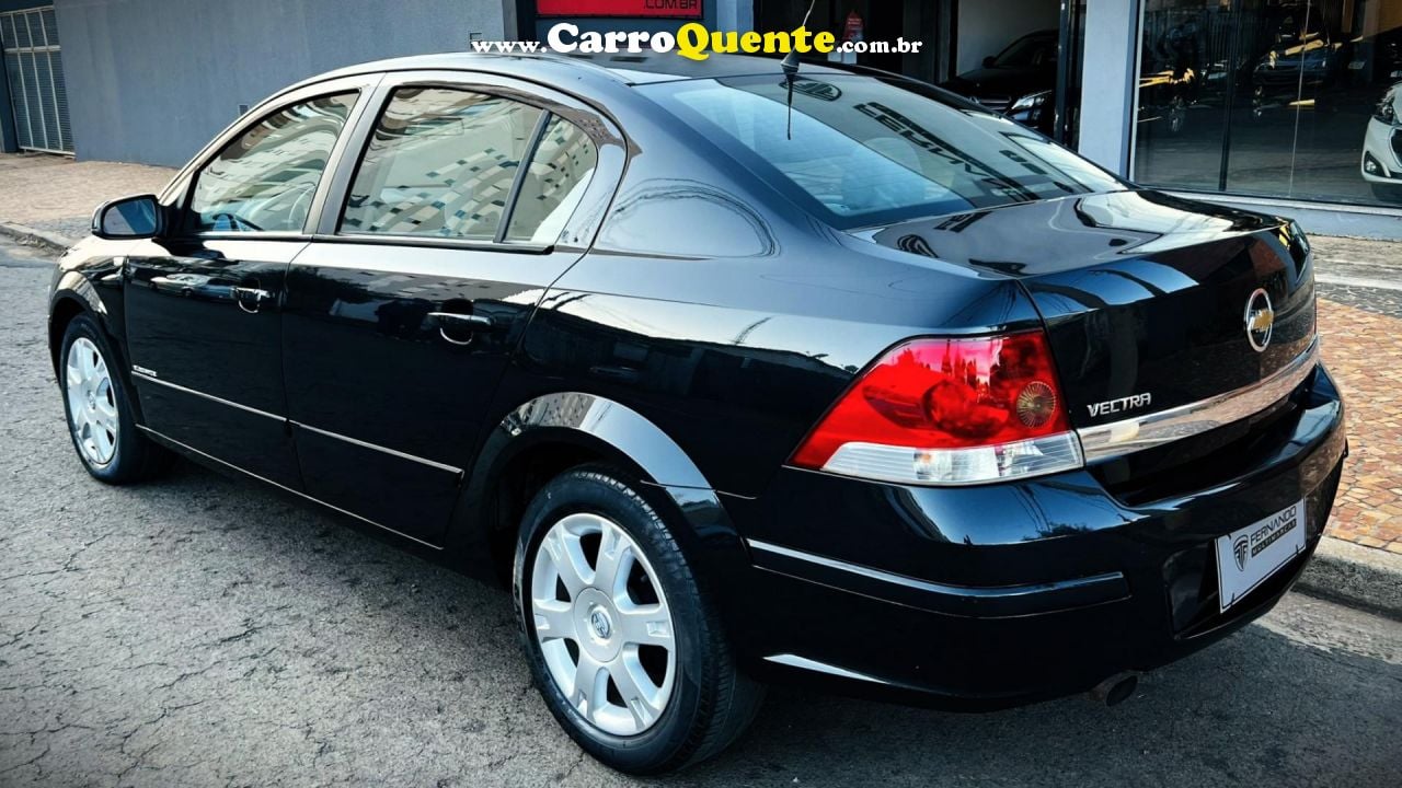 CHEVROLET   VECTRA ELEGAN. 2.0 MPFI 8V FLEXPOWER MEC   PRETO 2008 2.0 FLEX - Loja