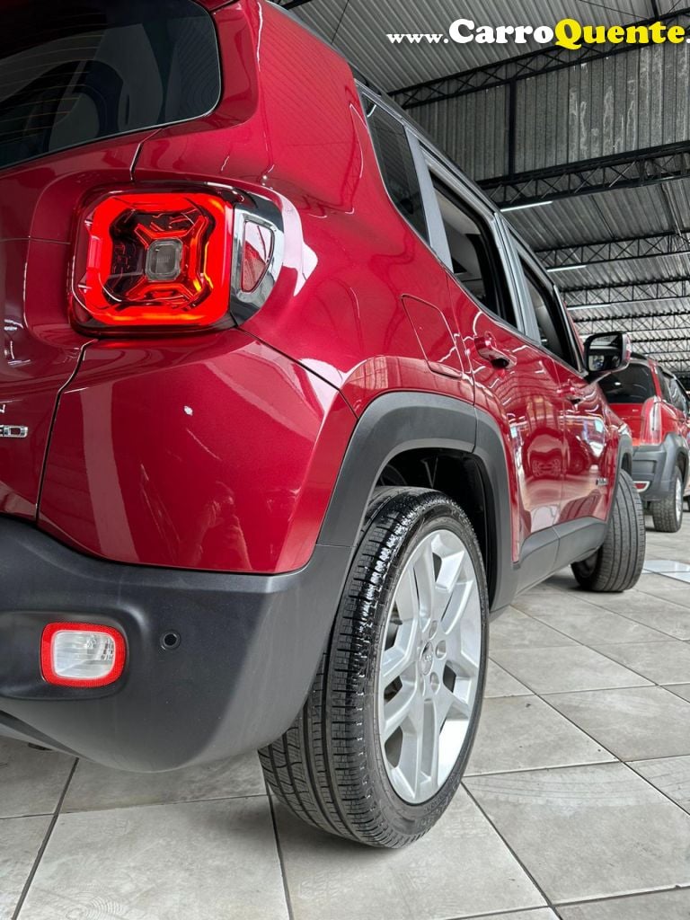 JEEP   RENEGADE LIMITED 1.8 4X2 FLEX 16V AUT.   VERMELHO 2021 1.8 FLEX - Loja