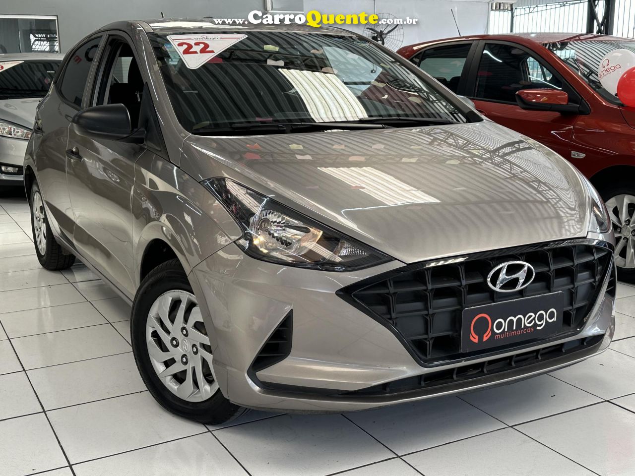 HYUNDAI   HB20 SENSE 1.0 FLEX 12V MEC.   PRATA 2022 1.0 FLEX - Loja