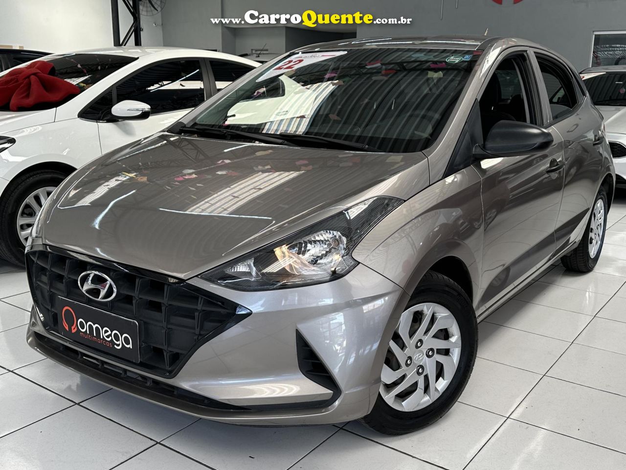 HYUNDAI   HB20 SENSE 1.0 FLEX 12V MEC.   PRATA 2022 1.0 FLEX - Loja