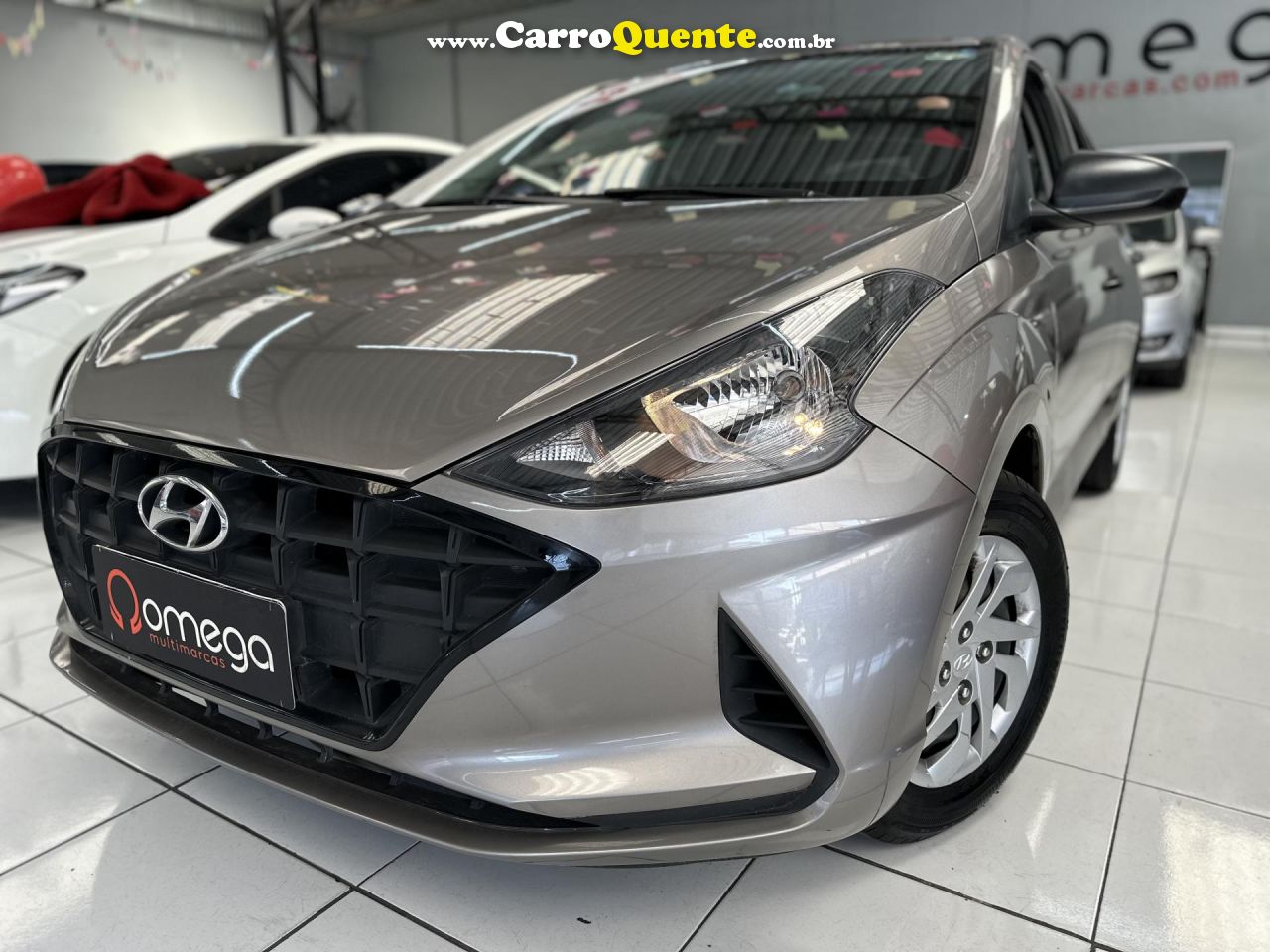 HYUNDAI   HB20 SENSE 1.0 FLEX 12V MEC.   PRATA 2022 1.0 FLEX - Loja