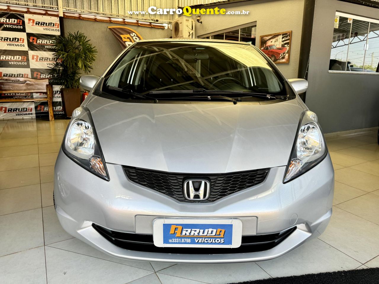 HONDA   FIT EXSEX 1.5 FLEXFLEXONE 16V 5P AUT.   PRATA 2009 1.4 FLEX - Loja