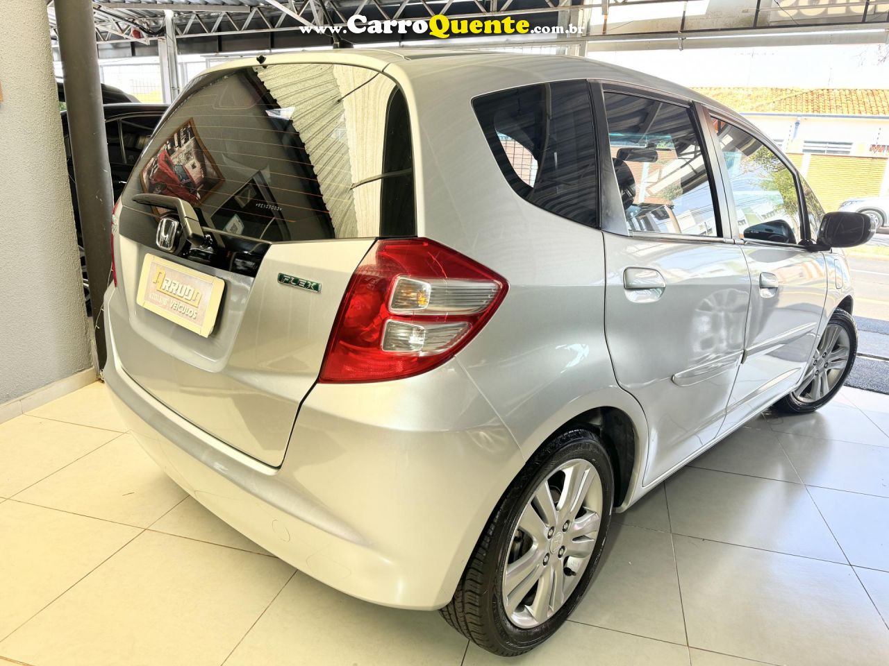 HONDA   FIT EXSEX 1.5 FLEXFLEXONE 16V 5P AUT.   PRATA 2009 1.4 FLEX - Loja