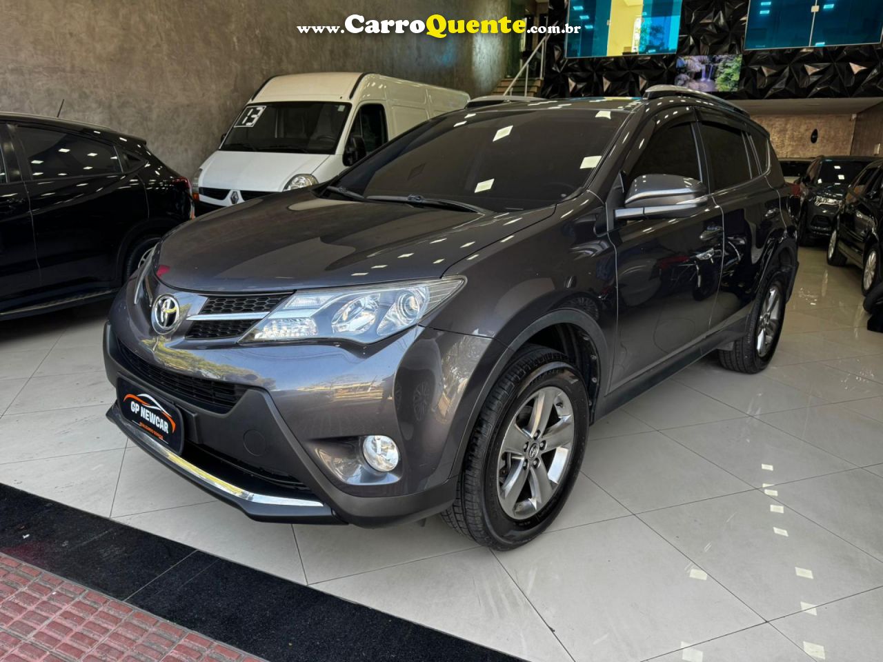 TOYOTA   RAV4 2.0 4X2 16V AUT.   CINZA 2015 2.0 GASOLINA - Loja