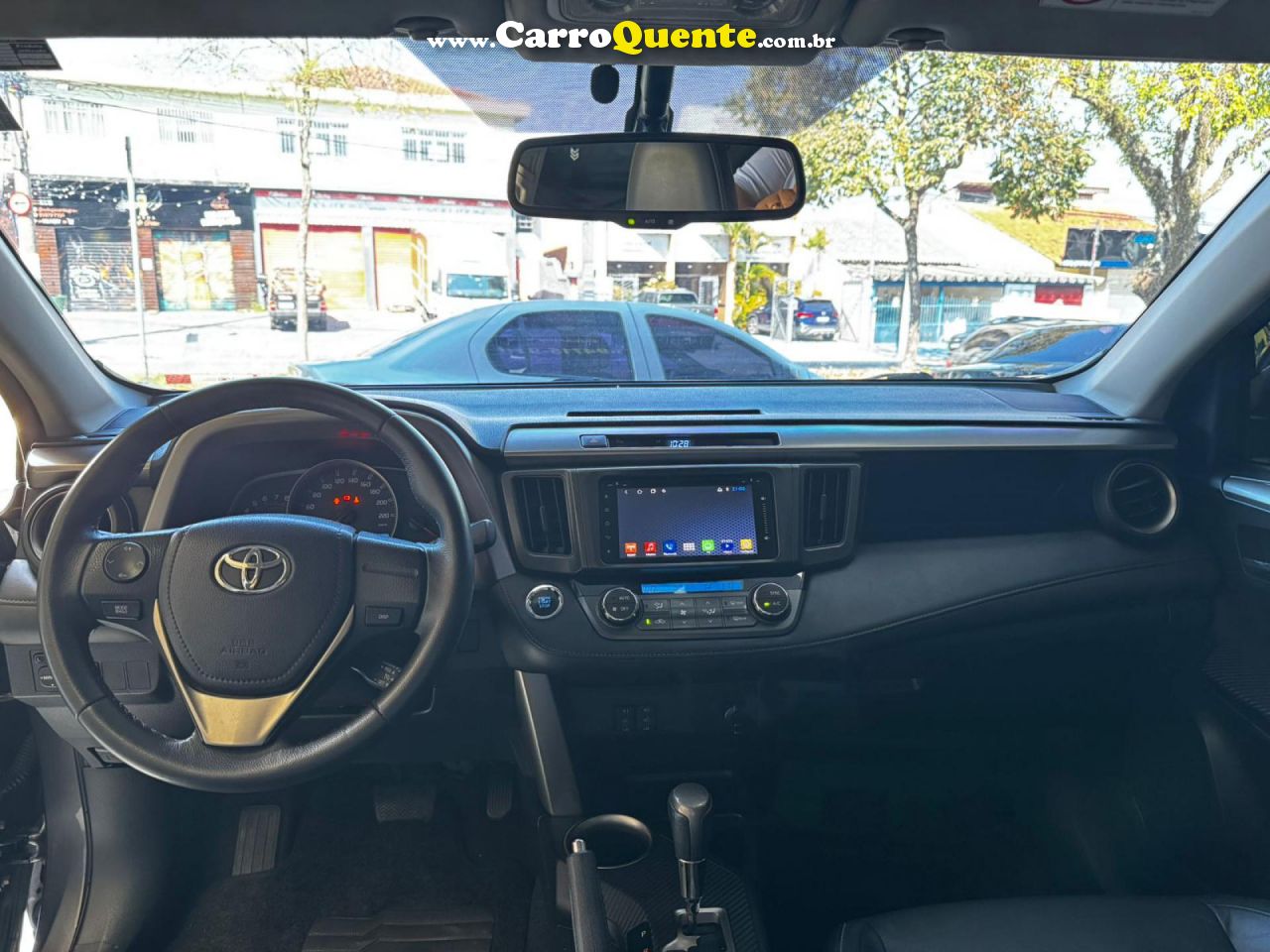 TOYOTA   RAV4 2.0 4X2 16V AUT.   CINZA 2015 2.0 GASOLINA - Loja