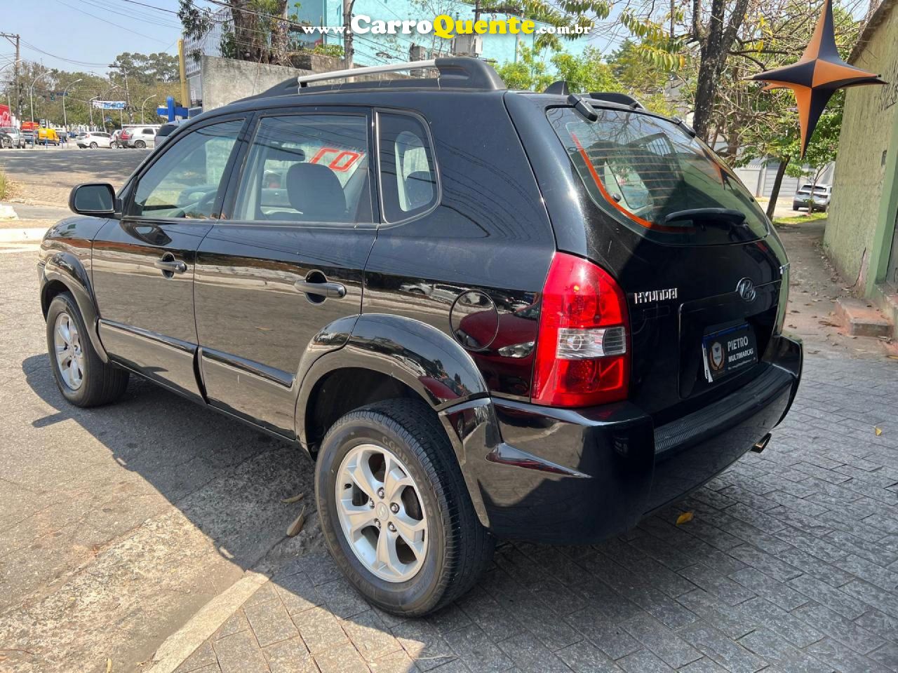 HYUNDAI   TUCSON 2.0 16V AUT.   PRETO 2007 2.0 GASOLINA - Loja