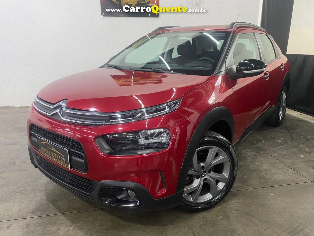 CITROËN   C4 CACTUS FEEL 1.6 16V FLEX AUT.   VERMELHO 2022 1.6 FLEX - Loja