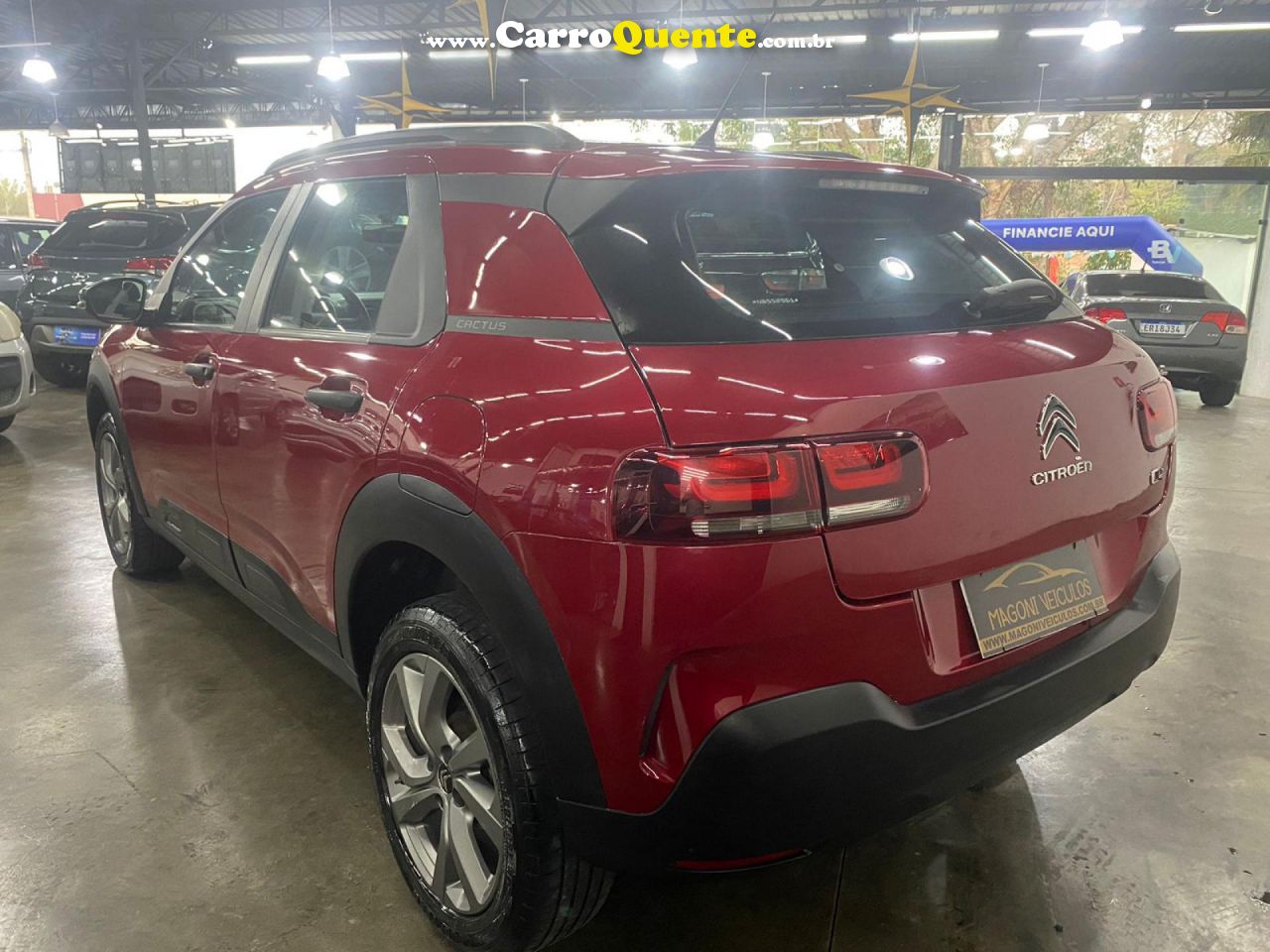 CITROËN   C4 CACTUS FEEL 1.6 16V FLEX AUT.   VERMELHO 2022 1.6 FLEX - Loja