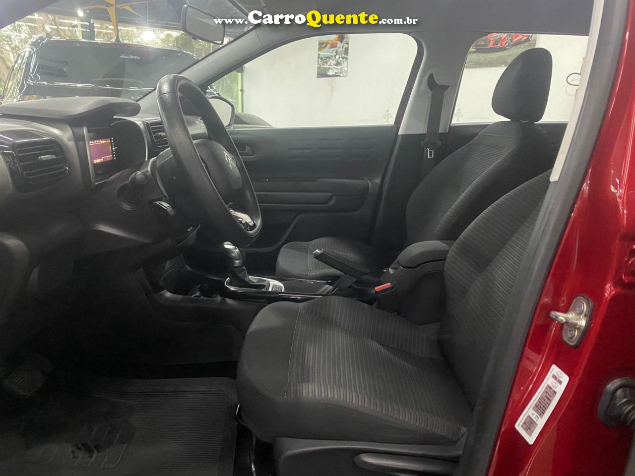 CITROËN   C4 CACTUS FEEL 1.6 16V FLEX AUT.   VERMELHO 2022 1.6 FLEX - Loja